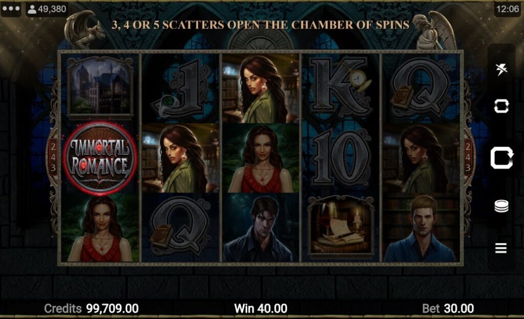 immortal romance slot